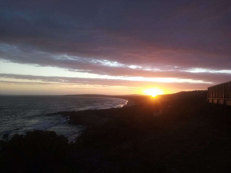 Sunset, seen from the garden at Fonteintjies.